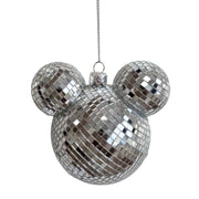 ear bauble disco silver