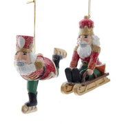 4.25"resin comfort & joy nutcracker orn 2/asstd