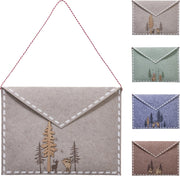 envelop vilt 37cm 4ass kleur