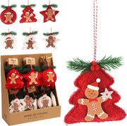 hangdeco cookie 11cm 6ass rood en wit