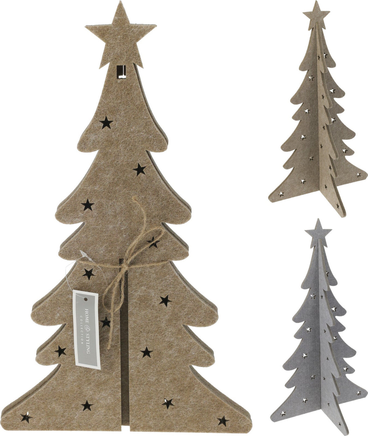 boom vilt 40cm 2ass kleur