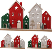 huizen vilt 34x4x19cm 2ass design