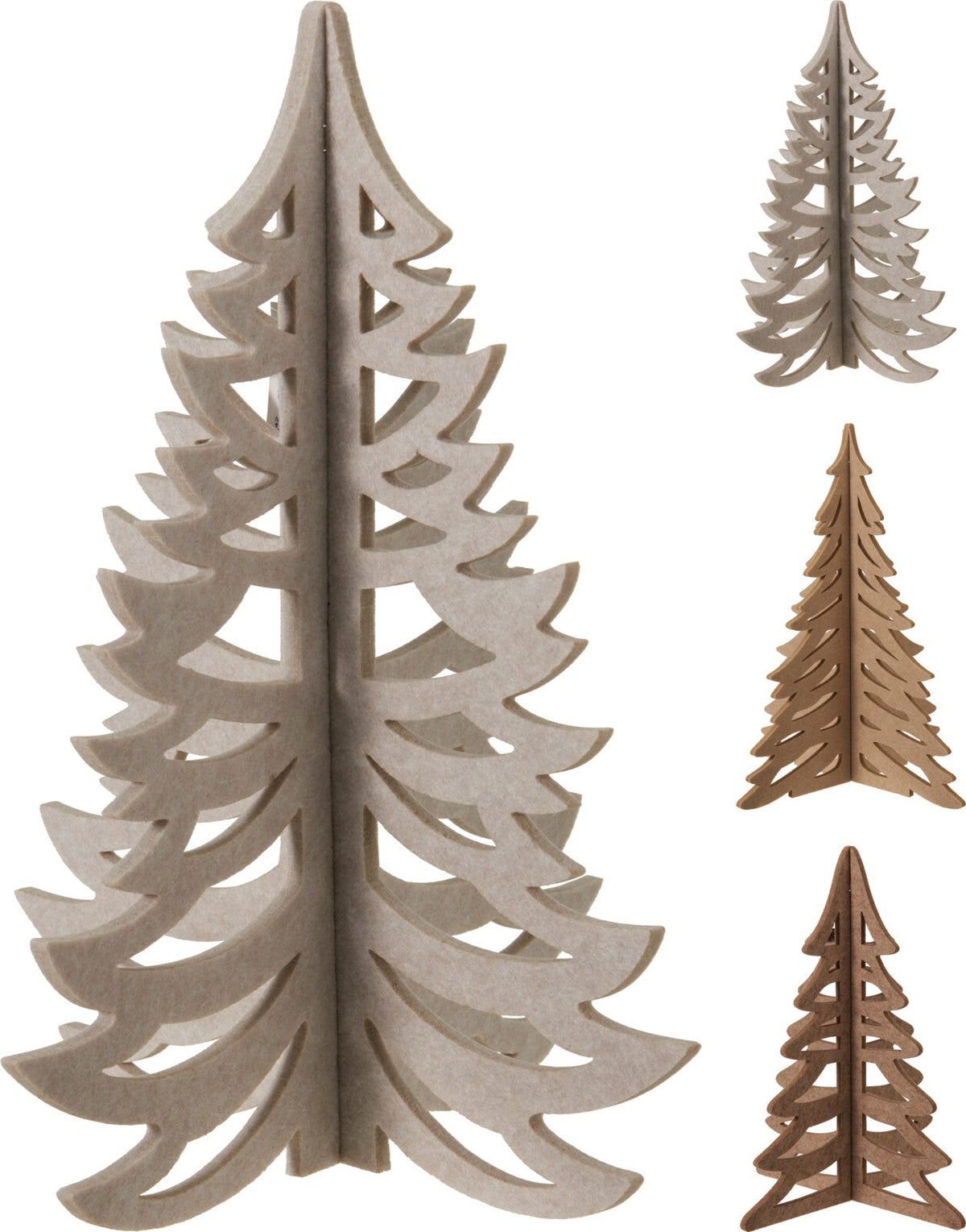 kerstboom vilt 45cm 3ass d