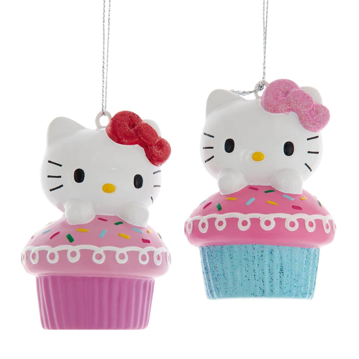 3d ornaments assorti hello kitty cupcake