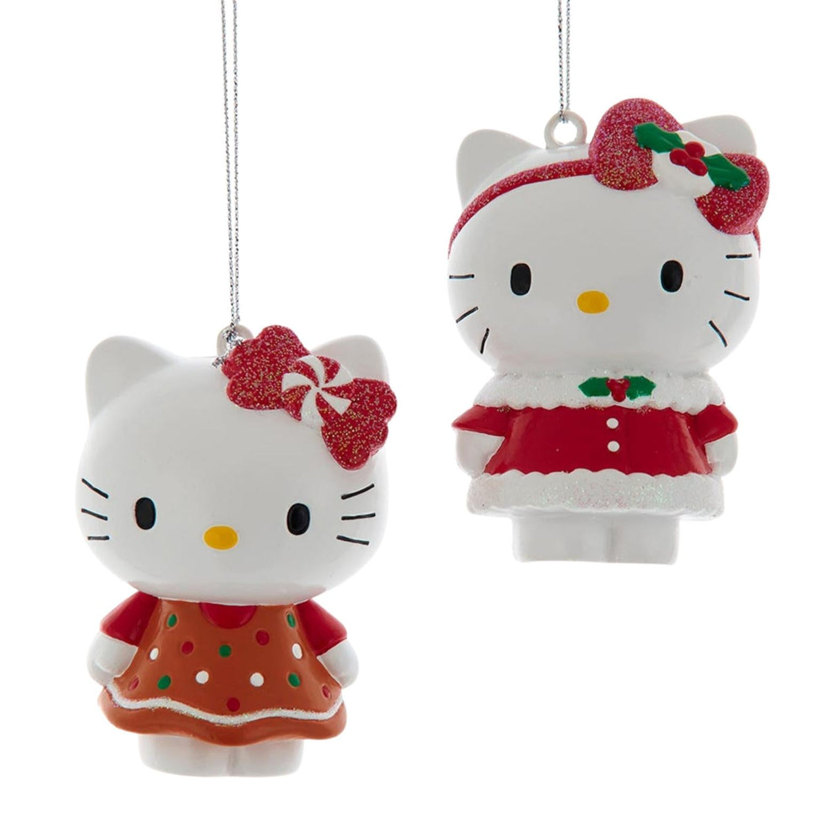 3d ornaments assorti hello kitty christmas dresses