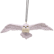 3d ornament hedwig with letter
