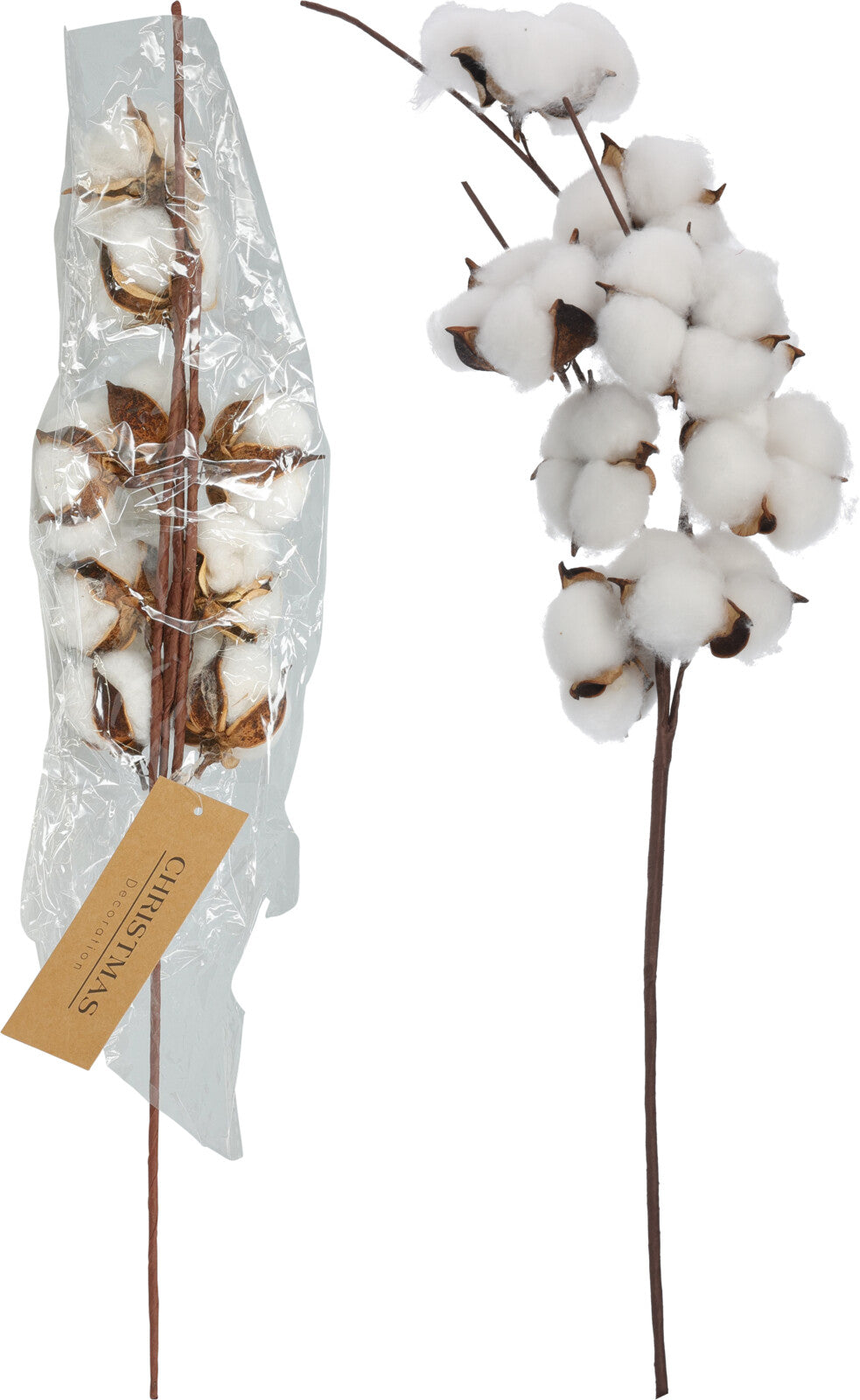 tak met 9 katoen bollen 56cm