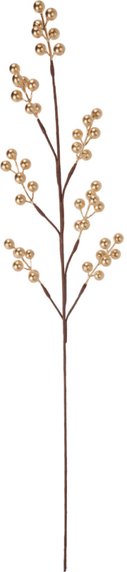 kerst bessentak 75cm goud