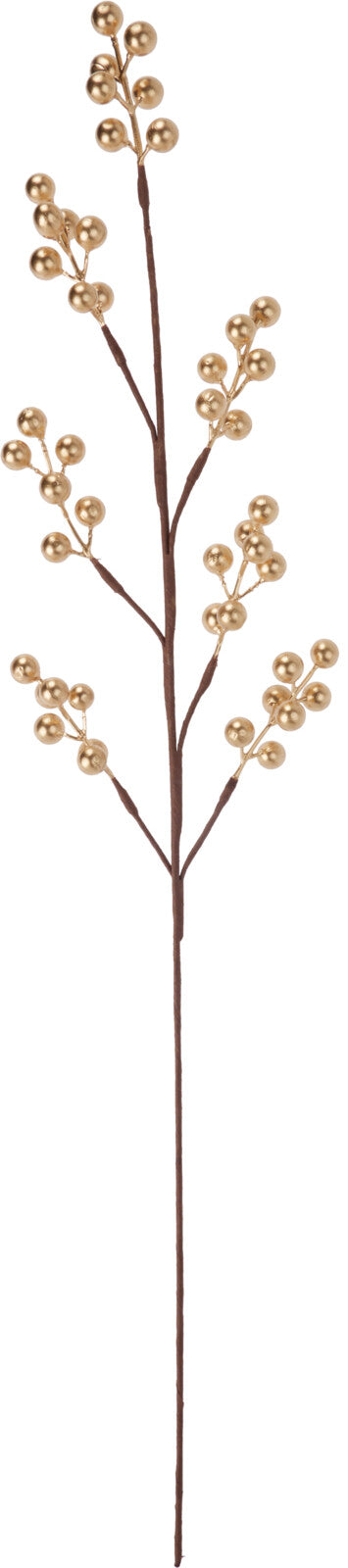 kerst bessentak 75cm goud