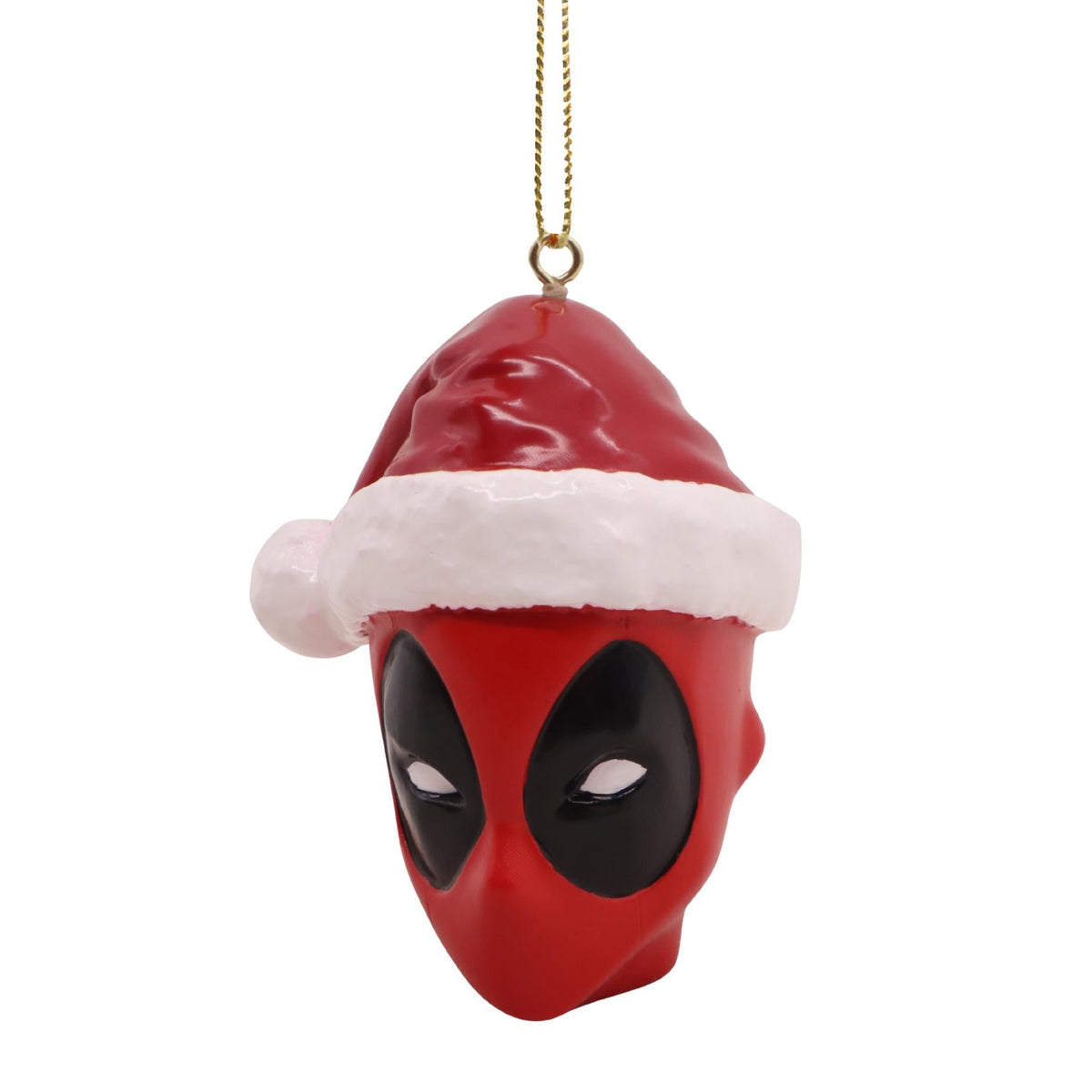 3d ornament deadpool face