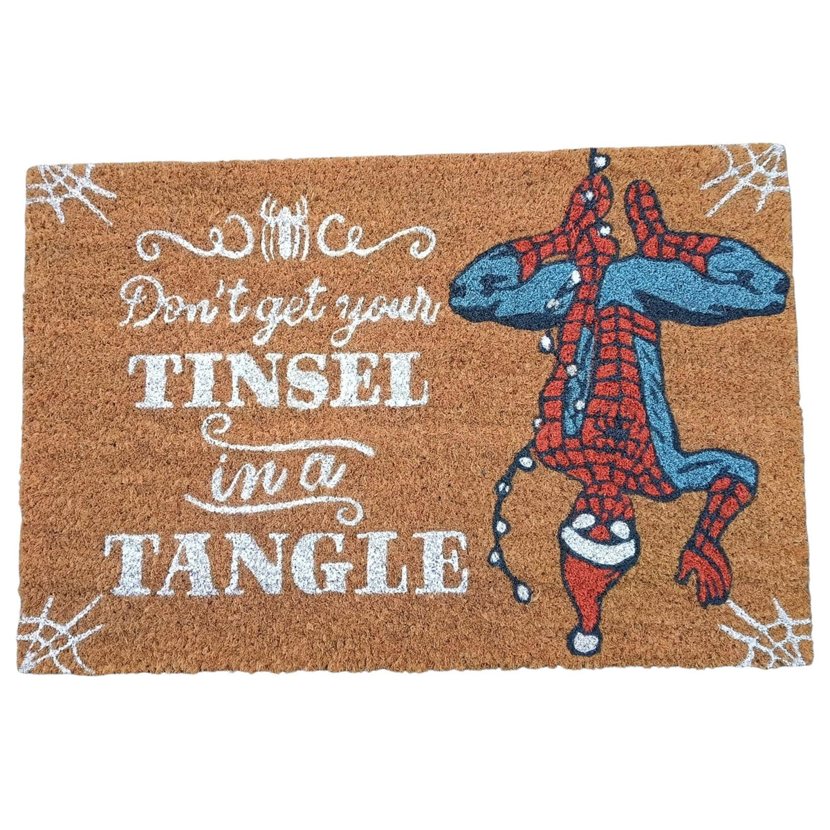 deurmat spider-man tinsel