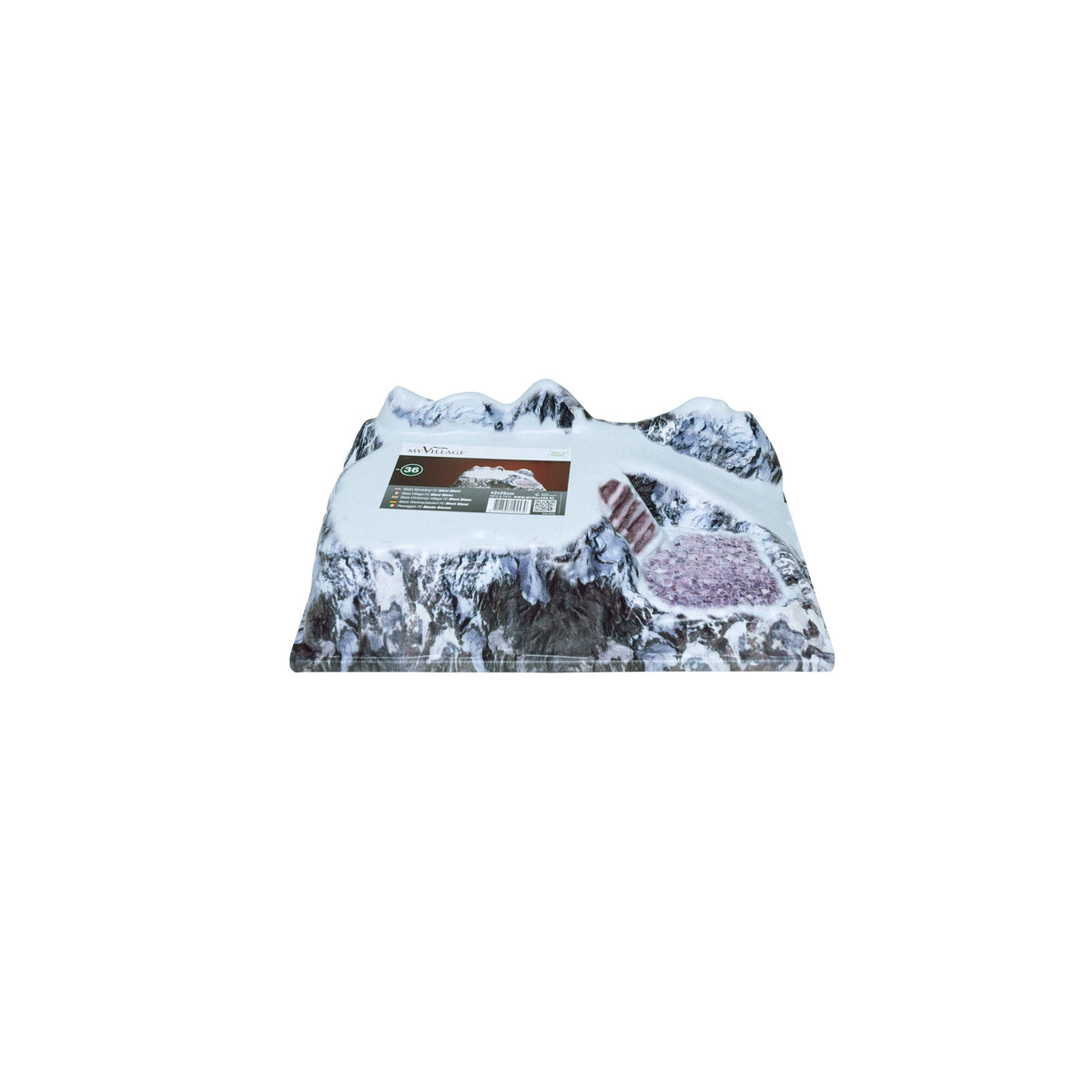 basis kerstdorp full colour mont blanc 42x25cm