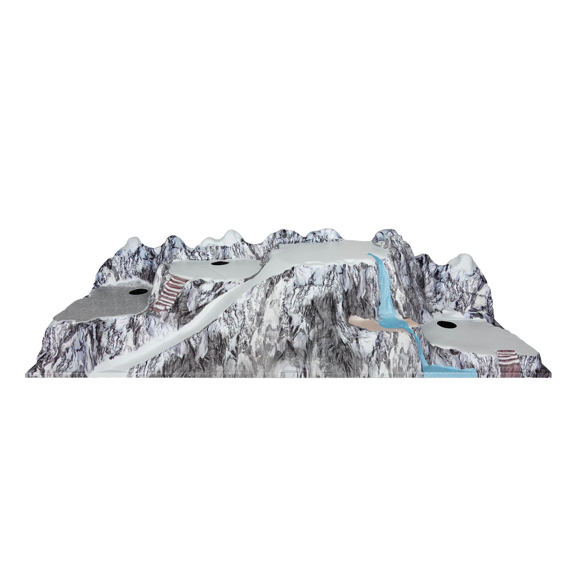 basis kerstdorp full colour waterval 120x40cm