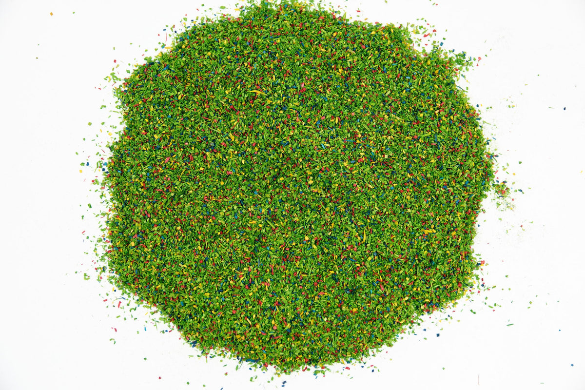 Streumaterial grün mehrfarbig mittel 50g