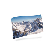 achtergrond doek -bergtoppen 150x75cm