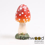 paddenstoel bol 6x6x13 cm