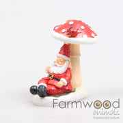 farmwood x-mas village kabouter slapend 6.5 cm