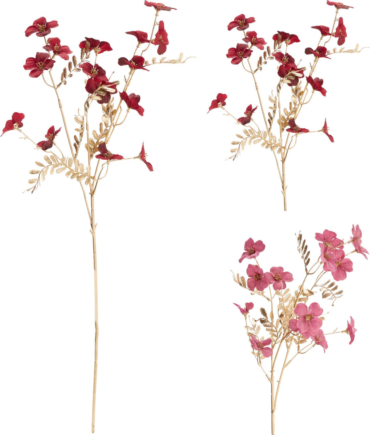 wolfberry bloem met gouden takken in 2 assorti kleur