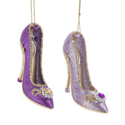 2.9"plastic high heels orn 2/asstd.