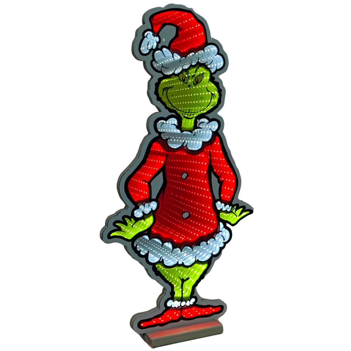 infinity light the grinch santa suit 60 cm