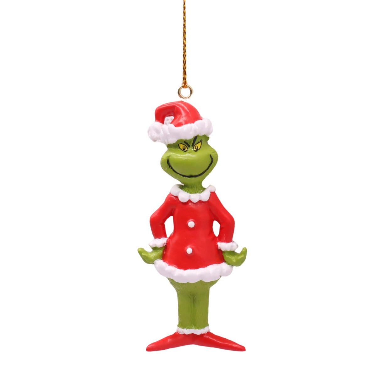 3d ornament the grinch santa suit