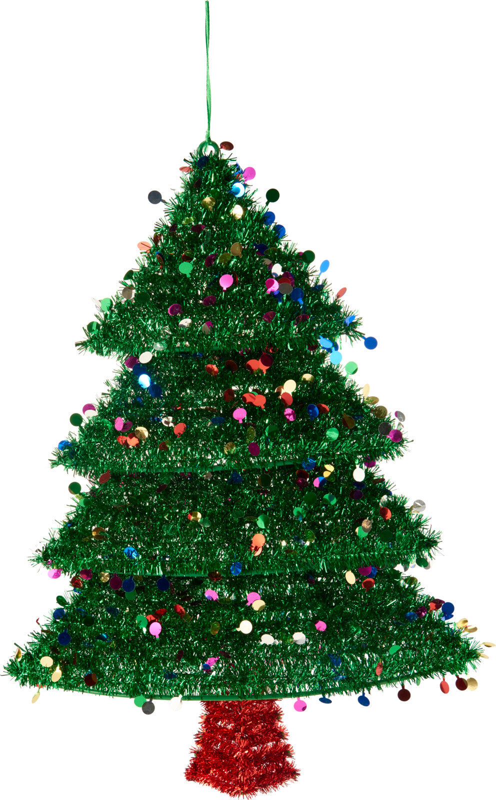 tinsel ornament boom 57cm