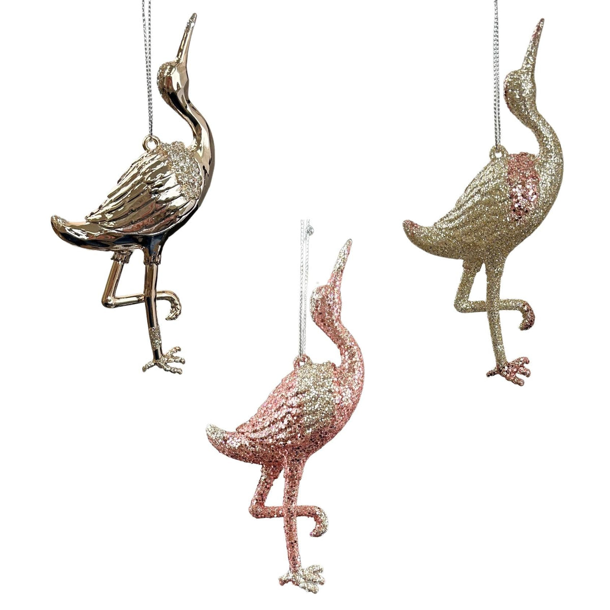 plastic flamingo orn 3/a