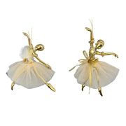 plastic ballerina orn x 2.